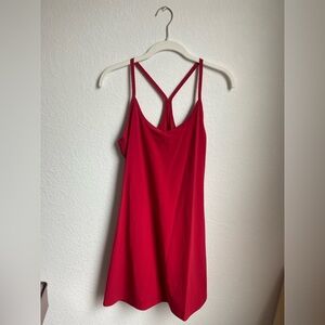 Red Outdoor Voices Workout Dress